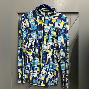 Jamie Sadock Women’s Long Sleeve Golf Shirt Large